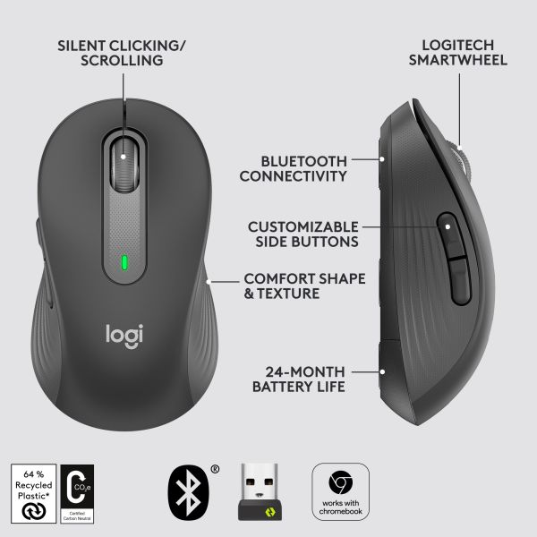 Logitech Signature M650 Wireless graphit
