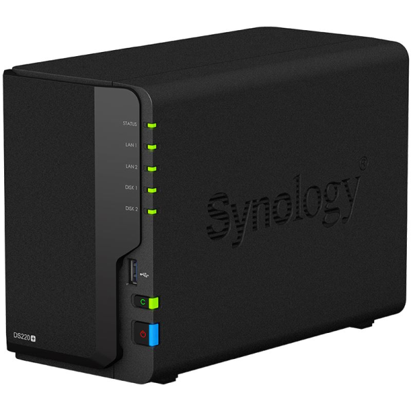 Synology NAS DS220+ 2.0GHz, 2GB RAM 2-bay