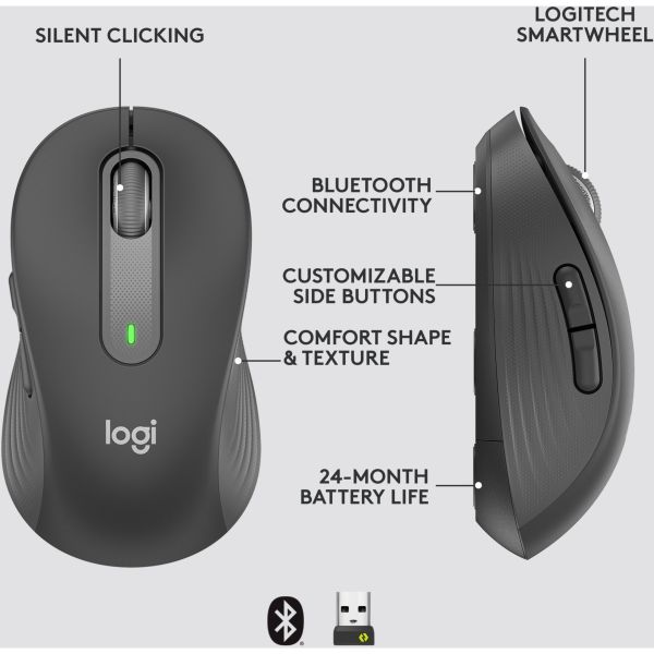 Logitech Signature M650 L Wireless graphit