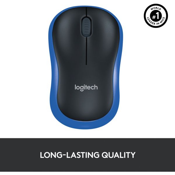 Logitech Wireless Mouse M185 blau