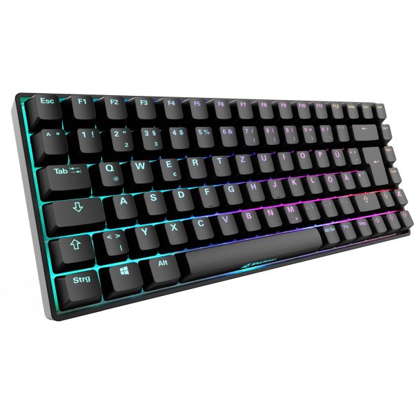 Sharkoon SKILLER SGK50 S3 schwarz, DE-Layout Gateron Yellow